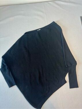 Fashion Nova Black Ribbed Off-the-Shoulder Sweater – Plus Size 2XL